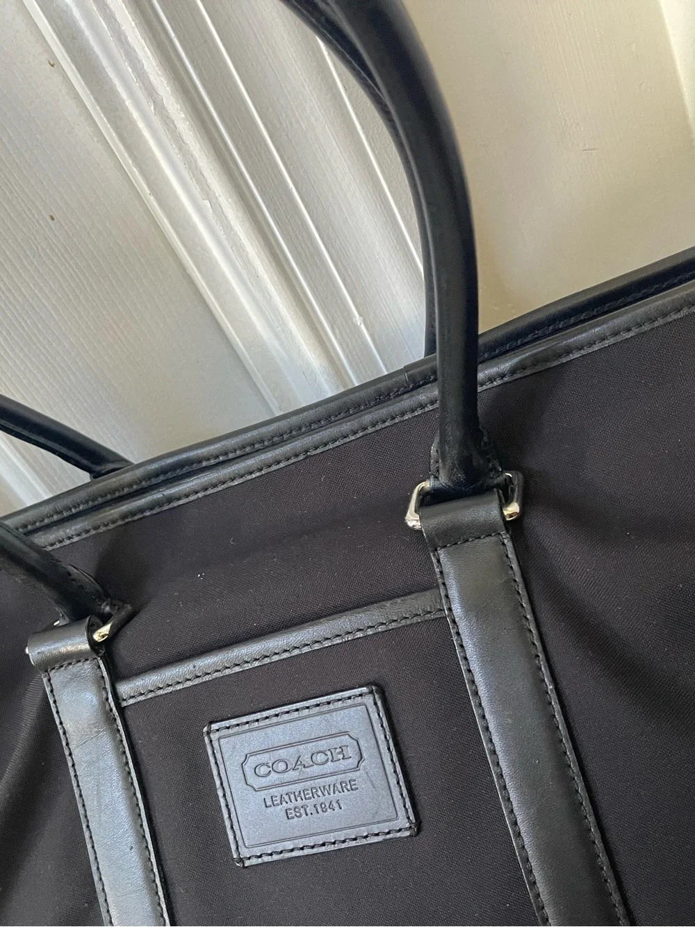 Coach Hampton weekender Canvas Tote bag